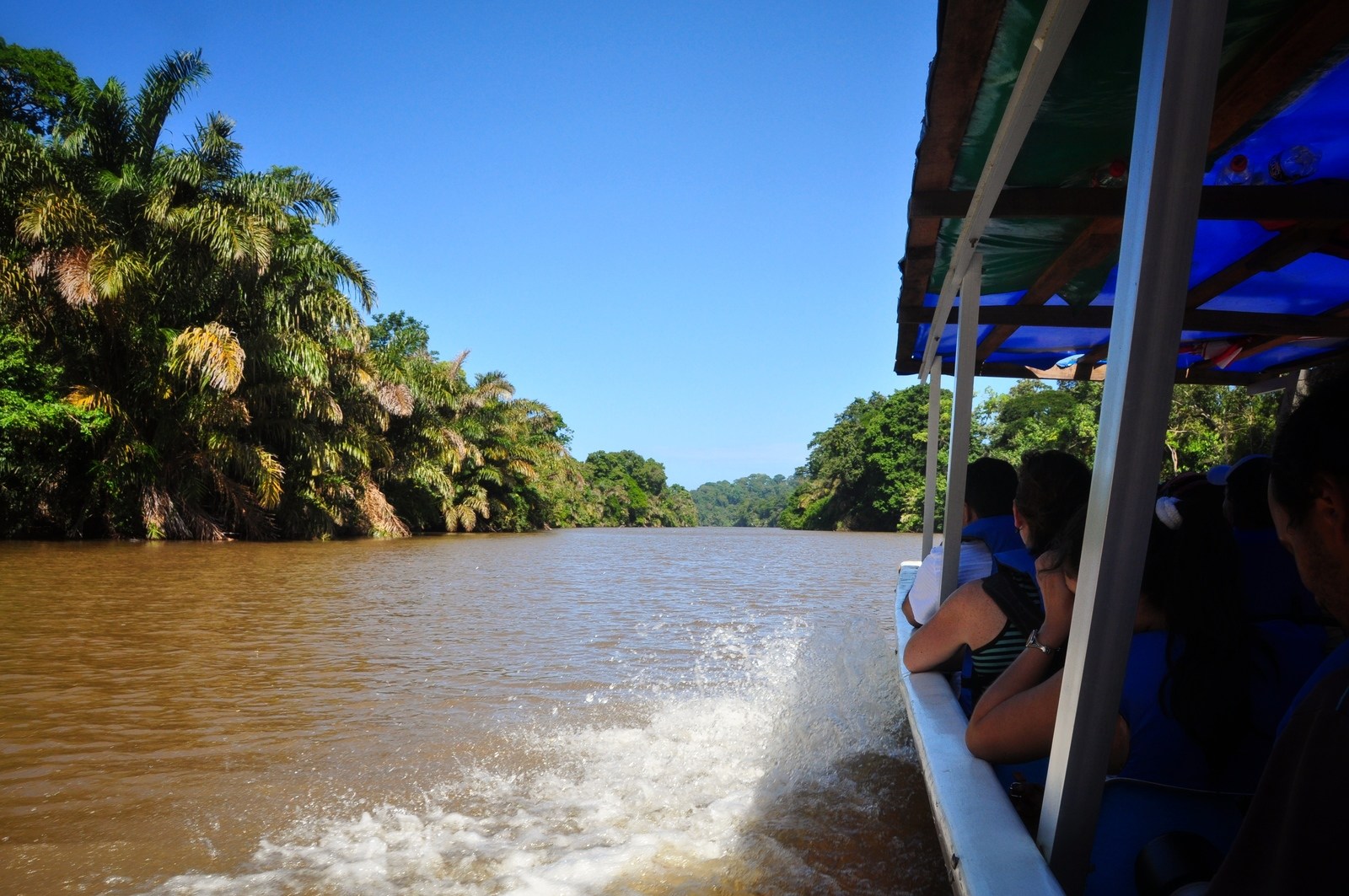 Traversée en lancha jusque Tortuguero Traversée en lancha jusque Tortuguero