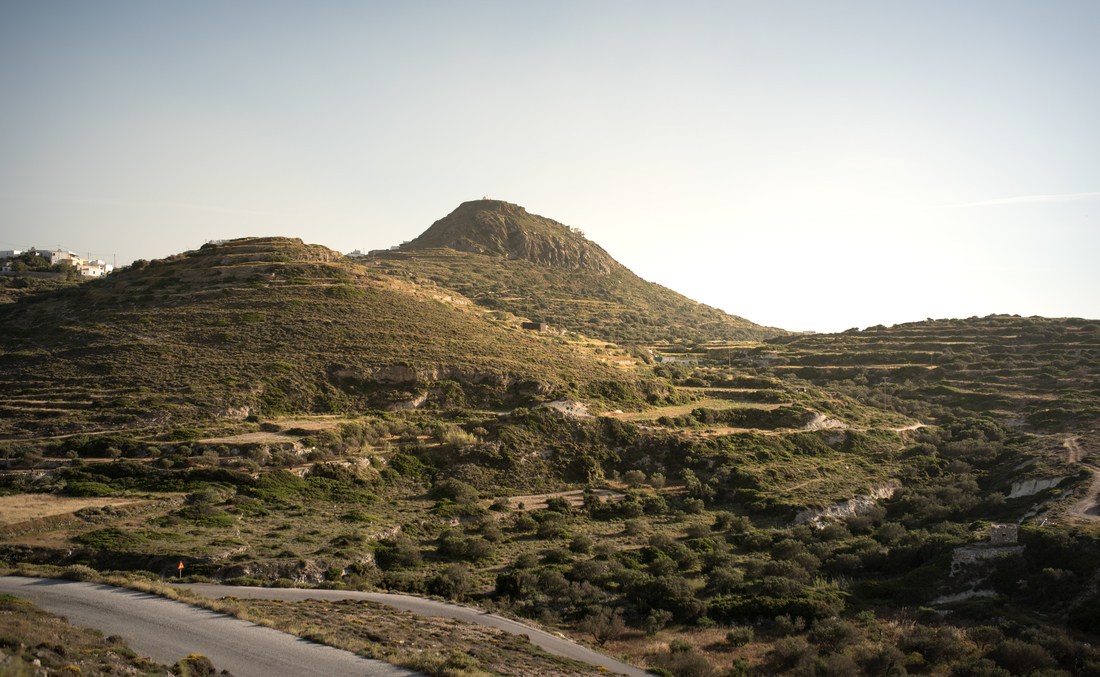 Paysages de l'ouest de Milos 