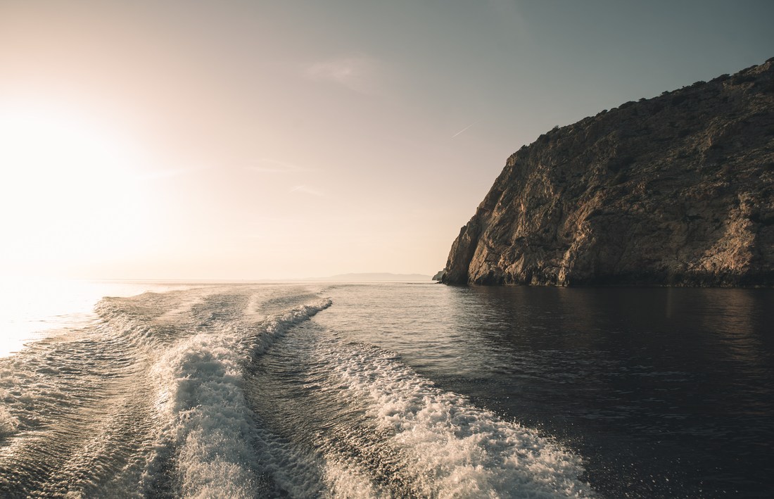 De retour d'une excursion en bateau en Grèce