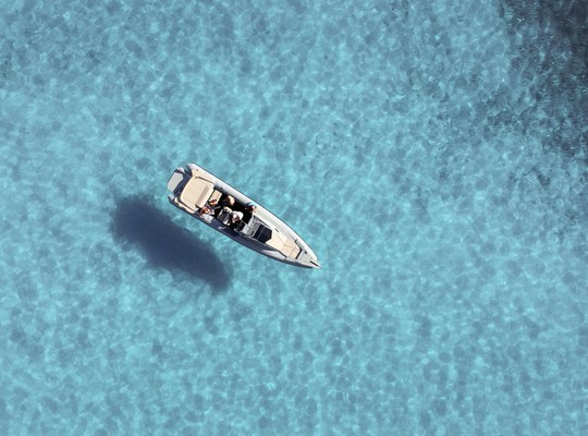 Sortie bateau sur l'ile de Polliegos 