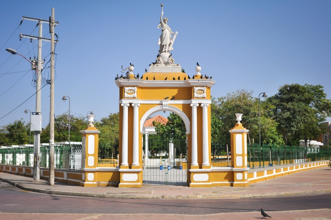 Parque del Centenario à Carthagène, Colombie