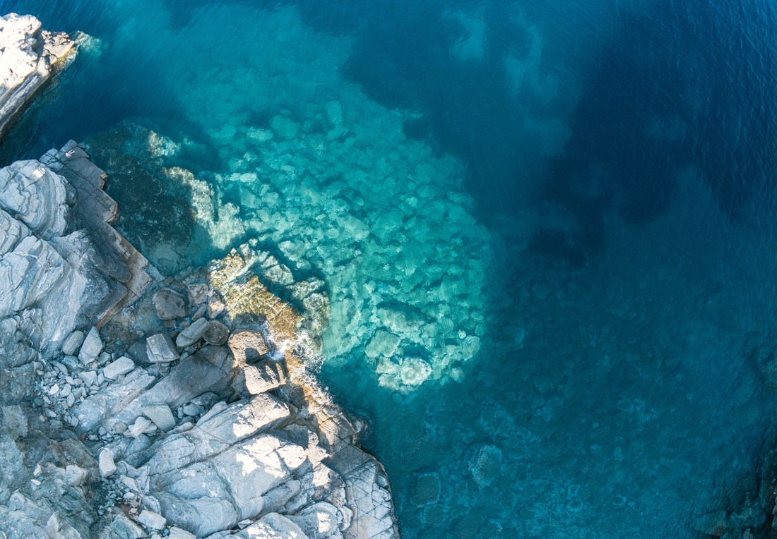 Les eaux si bleues de la Grèce