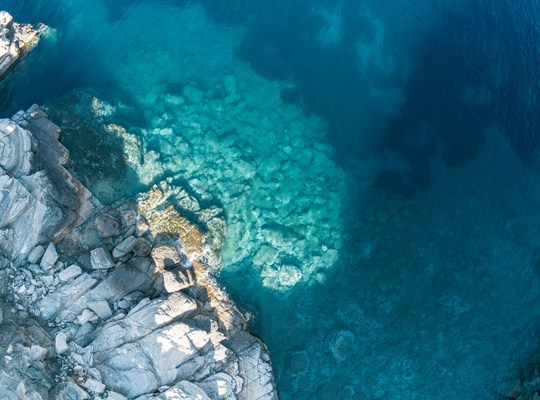 Les eaux si bleues de la Grèce