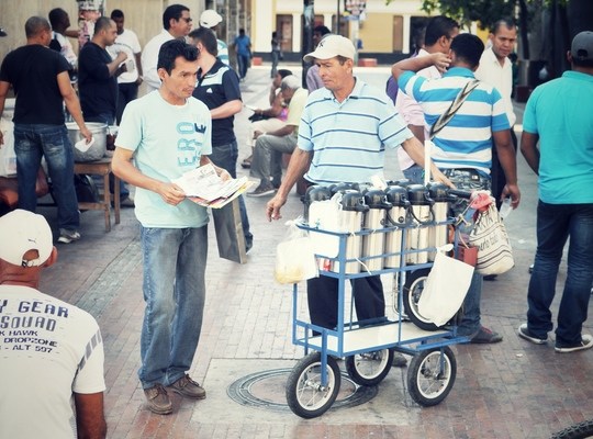 Vendeur de café, Colombie