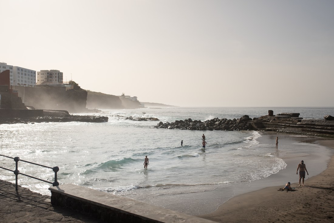 Petite plage de Bajamar 