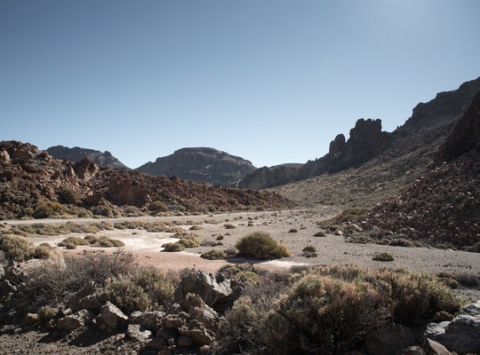 Paysages typiques autour du volcan El Teide