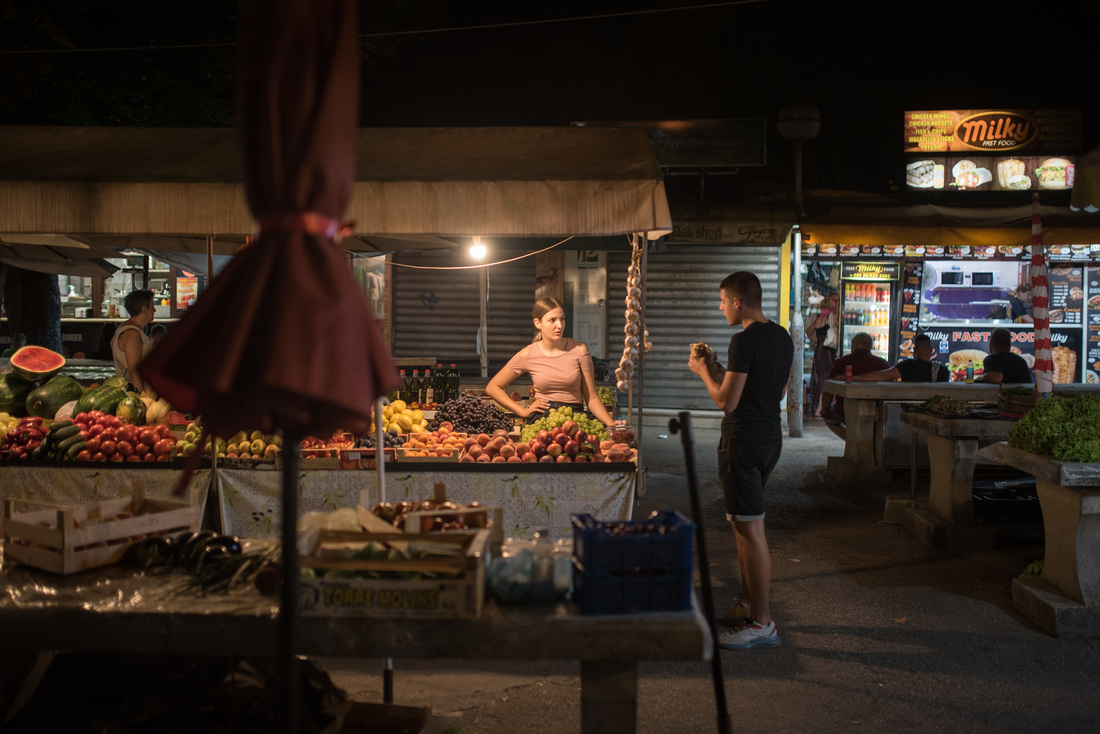 Marché de nuit, Trogir