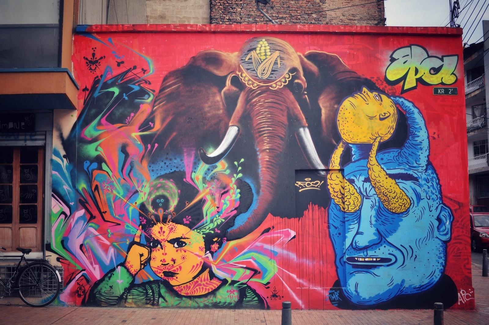 Street art bogota, Colombie Street art bogota, Colombie