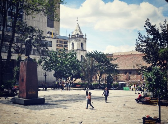 Place du musée de l'or, à Bogota