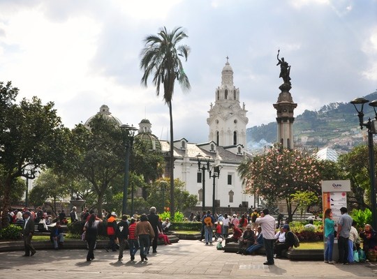 Parque central de Quito